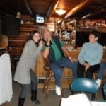 Karaoke singers at the bar Karaoke singers at the bar