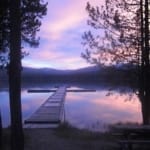 lake at dusk lake at dusk